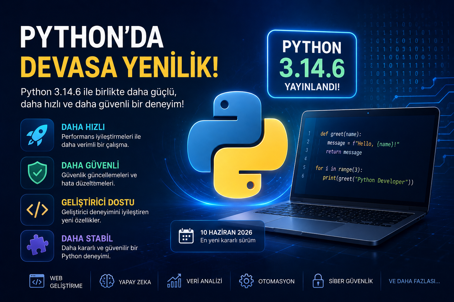 Python’da Devasa Yenilik